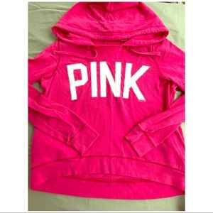 PINK VS Hooded Sweatshirt w/ front pockets sz L